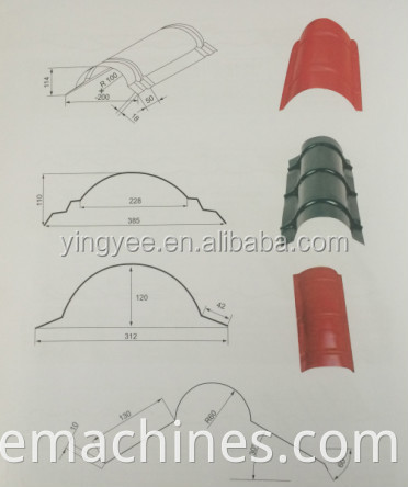 Roof Ridge Tile Cold Roll Forming Machine Manufacturer